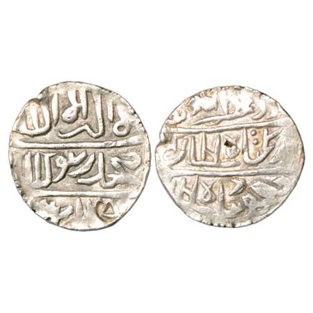 Sultans of Bengal, Rukn al-Din Barbak Shah (1459-1474 AD), Silver Tanka, 'Three Chamber' t