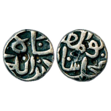 Bahmani Sultans of the Deccan, Muhammad Shah I (1359-1375 AD), Silver 1/6th Tanka, ND, G&G