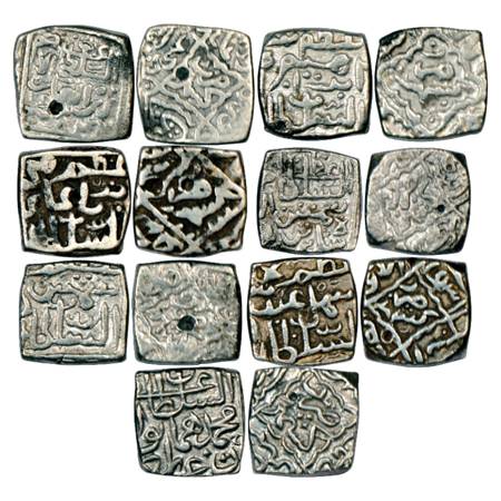 Sultans of Kashmir, Silver Sasnu (7), Kashmir Mint, Zain al-Abidin, AH 842, G&G K9, Ibrahi