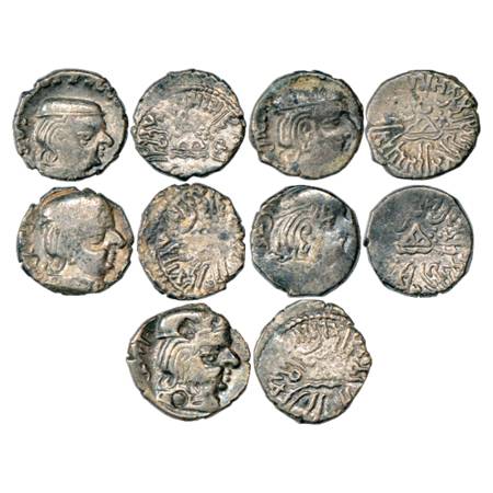 Western Kshatrapas, Bhartrudaman s/o Rudrasena II (276-282 AD), Kardamaka Family, Silver D