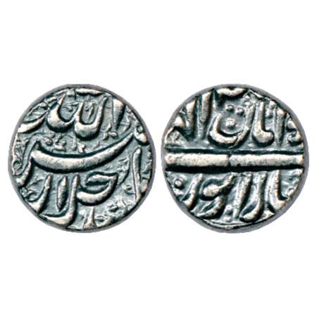 Akbar (1556-1605 AD), Silver Rupee, Balapur Mint, Aban 4x, KM 93.5. Very Fine, Very Rare.
