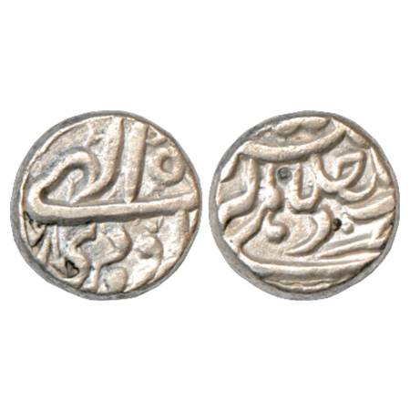 Akbar (1556-1605 AD), Silver Rupee, Delhi Mint, Farwardin 15, KM 93.8. Very Fine, Scarce.