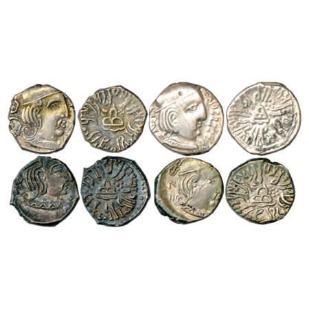 Western Kshatrapas, Svami Rudrasenasa III s/o Svami Rudradaman II (348-378 AD), Silver Dra