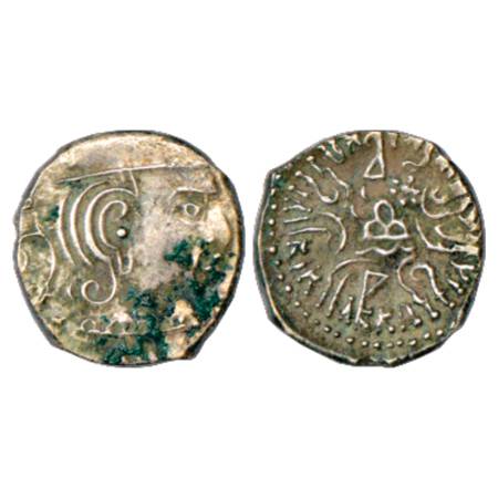 Western Kshatrapas, Svami Rudrasenasa III s/o Svami Rudradaman II (348-378 AD), Silver Dra