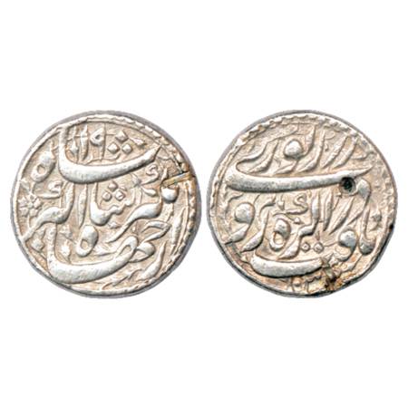 Jahangir (1605-1627 AD), Silver Rupee, Agra Mint, 'Yaft' Couplet, AH 103x/RY 19, KM 149.1.