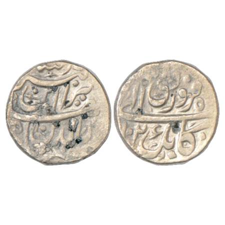 Jahangir (1605-1627 AD), Silver Rupee, Kabul Mint, Farwardin, AH 1024, KM 145.9. Lead Adhe