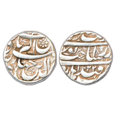 Jahangir (1605-1627 AD), Silver Heavy Rupee (20 % Heavy Weight), 13.58g. Qandhar Mint, 'Sa