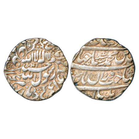 Shah Jahan (1628-1658 AD), Silver Rupee, Multan Mint, AH 1041/RY 4, with Emperor's full na