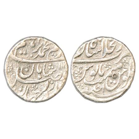 Muhammad Ibrahim (1720 AD), Silver Rupee, Dar ul-Khilafat Shahjahanabad Mint, AH 113x/RY A