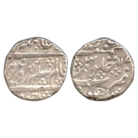 Alamgir II (1754-1759 AD), Silver Rupee, Imtiyazgarh Mint. AH 117X Counter mark on reverse