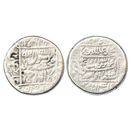 Alamgir II (1754-1759 AD), Silver Rupee, Dar ul-Khilafat Shahjahanabad Mint, AH 1168/RY 2.