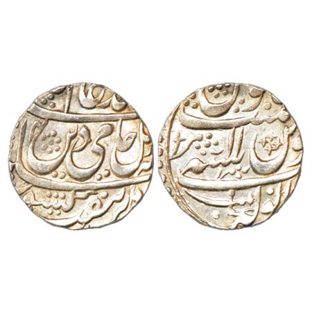 Rohilla Chieftaincies, Silver Rupee, Anwala (Anola) Mint, in the name of Shah Alam II, AH 