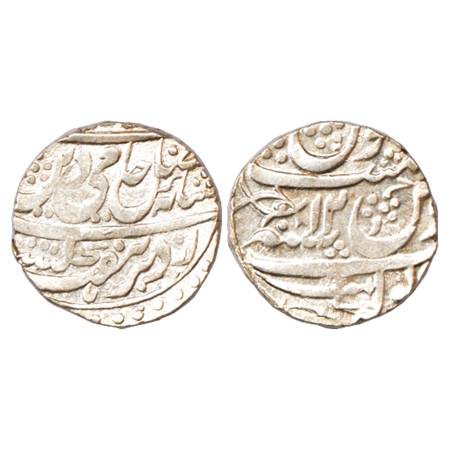 Rohilla Chieftaincies, Silver Rupee, Anwala (Anola) Mint, in the name of Shah Alam II, RY 