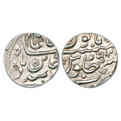 Maratha Confederacy, Silver Rupee, Aurangnagar (Mulher) Mint, in the name of Shah Alam II,