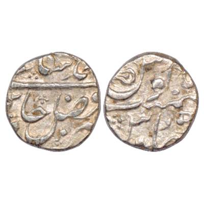 Maratha Confederacy, Silver ½ Rupee, Aurangnagar (Mulher) Mint, in the name of Shah Alam I