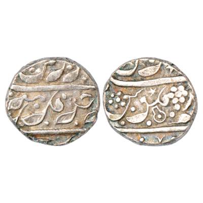 Maratha Confederacy, Silver Rupee, Domains of the Kolhapur Chhatrapatis, Chikodi Mint, M&W