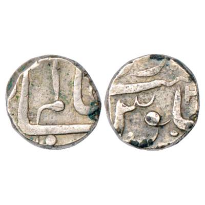 Maratha Confederacy, Silver Rupee, Miraj (Murtazabad) Mint, struck in the name of Shah Ala