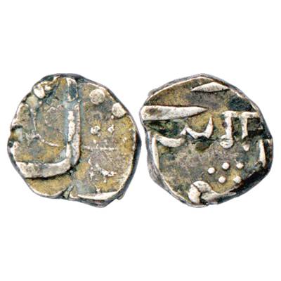 Maratha Confederacy, domains of the Patwardhans, Silver ¼ Rupee, Miraj (Murtazabad) Mint, 
