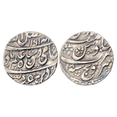 Maratha Confederacy, Silver Rupee, Sironj Mint, in the name of Shah Alam II, AH 1191/RY 18