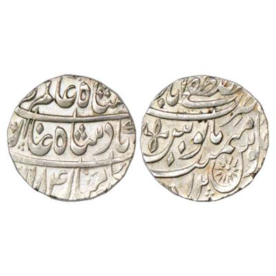 Rohilla Chieftaincies, Silver Rupee, Mustafabad Mint, in the name of Shah Alam II, AH 1184