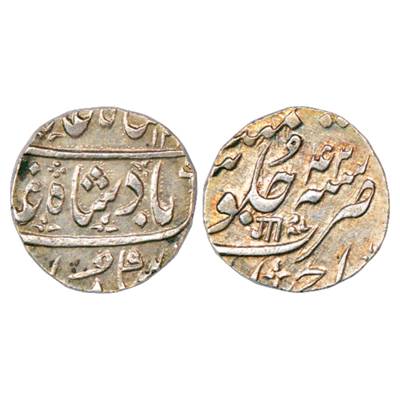 Baroda, Anand Rao (1800-1819 AD), Silver Rupee, Ahmadabad Mint, in the name of Shah Alam I