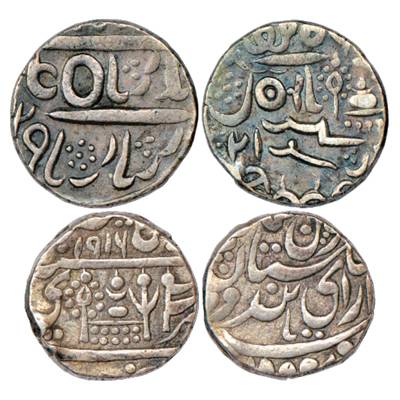 Bikanir, Silver Rupee (2), 1 x Sardar Singh, AH xx29/RY 21 and 1 x Dungar Singh, VS 1916. 