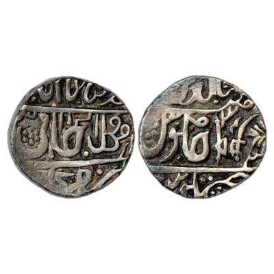 Gwalior, Daulat Rao Sindhia (1794-1827 AD), Silver Rupee, Seorha / Sabalgarh Mint, 10.72, 