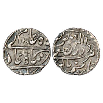 Jodhpur, Silver Rupee, Dar al-Mansur Jodhpur Mint, in the name of Shah Alam II, AH 128, Na