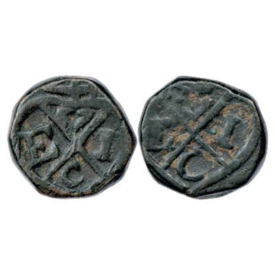 Bombay Presidency, Copper Paisa, Broach Mint, 10.46g, struck with the design of 'Bale Mark
