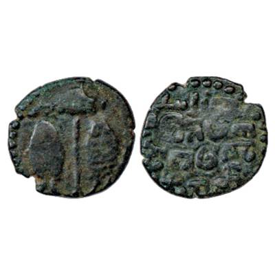 Pandyas of Madurai, uncertain ruler, Copper Cash, Ganesh 'Coins of Tamilnadu' 2.33-2.35, 1