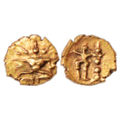 Vijayanagar Empire, Feudatories in South Karnataka, Uninscribed and Unattributed Gold Fana