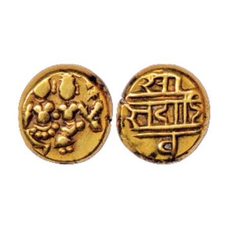 Nayakas of Ikkeri (Bednur), Sadashiva Nayaka (1544-1563/67 AD), Gold Varaha, MCSI-I no. 89