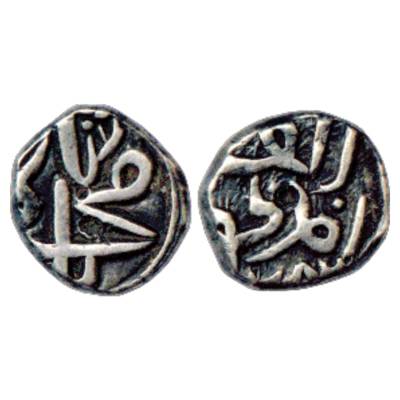 Bahmani Sultans of Gulbarga, Muhammad Shah I (1359-1375 AD), Silver 1/6th Tanka, AH 76x-? 
