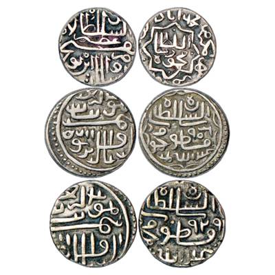 Sultans of Gujarat, Silver (3), Nasir al-Din Mahmud Shah I (1458-1511 AD), ½ Tanka, Muhamm