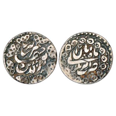 Jahangir (1605-1627 AD), Silver Rupee, Akbarnagar Mint, Aban, AH 1021/RY 7. Liddle Jahangi