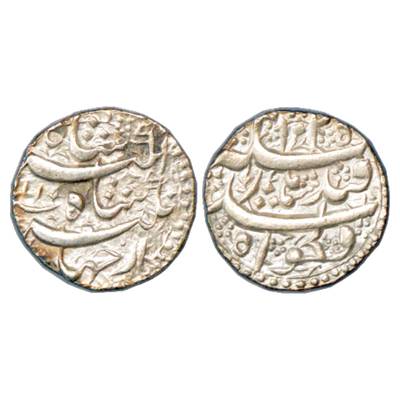 Jahangir (1605-1627 AD), Silver Rupee, Qandhar Mint, AH 1025/RY 11, KM 142.2. Very Fine, S