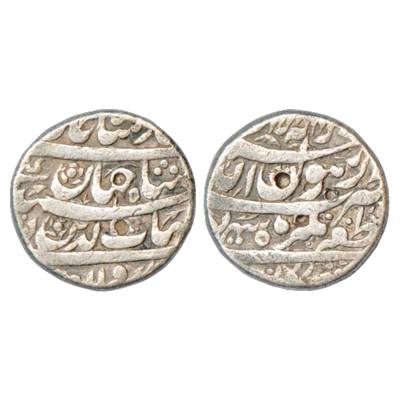 Shah Jahan (1628-1658 AD), Silver Rupee, Zafarnagar Mint, RY 1x, KM 224.19. Very Fine, Ver