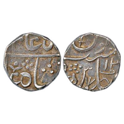Maratha Confederacy, Silver Rupee, Vaphgaon, in the name of Shah Alam II, RY 12, Similar M