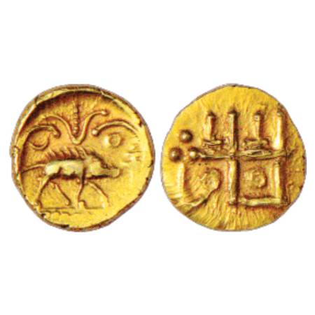Vijayanagar Empire, Gold Fanam of Tirumala Raya (1565-1578 AD), unlisted in major publicat