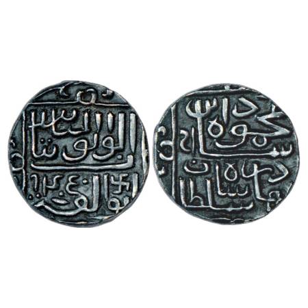 Sultans of Malwa, struck in the name of Mahmud III of Gujarat (1537-1542 AD), Silver Tanka