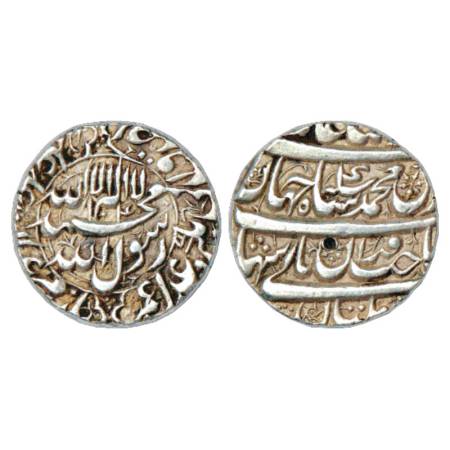 Shah Jahan (1628-1658 AD), Silver Rupee, Multan Mint, AH 1040/RY 4, with Emperor's Full na