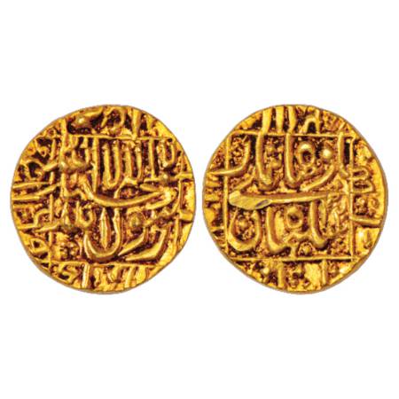 Shah Jahan (1628-1658 AD), Gold Mohur, 11.01g, Surat Mint, AH 1069/RY 32, KM 260.15. File 