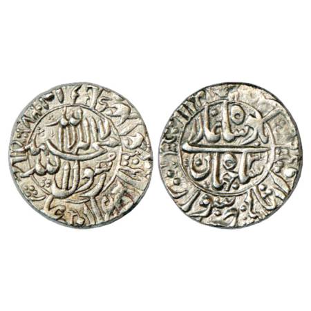 Shah Jahan (1628-1658 AD), Silver Rupee, Surat Mint, AH 1067/RY 31 (6 is Retrograde to 2),