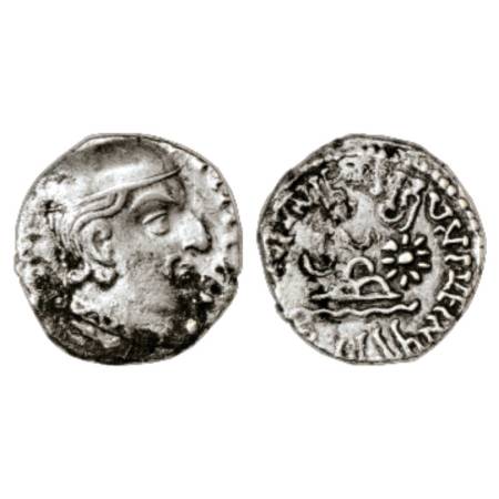 Western Kshatrapas, Kardamaka dynasty, Jeevadaman I as Mahakshatrapa (197-199 AD), Silver 