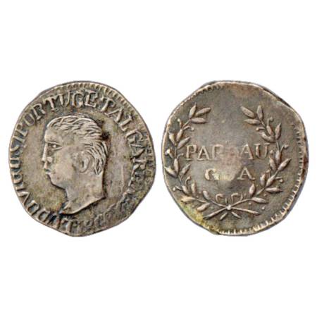 Portuguese India, Goa, D. Luiz I (1861-1889 AD), Silver Pardao (300 Reis), AD 1868, 5.46g.