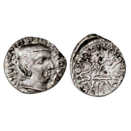 Western Kshatrapas, Kardamaka dynasty, Rudrasena I as Mahakshatrapa (199-222 AD), Silver D