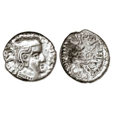 Western Kshatrapas, Kardamaka dynasty, Rudrasena I as Mahakshatrapa, (199-222AD), Silver D