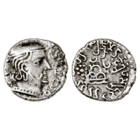 Western Kshatrapas, Kardamaka dynasty, Rudrasena I as Mahakshatrapa (199-222 AD), Silver D