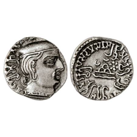 Western Kshatrapas, Kardamaka dynasty, Damasena as Mahakshatrapa (222-238 AD), Silver Drac