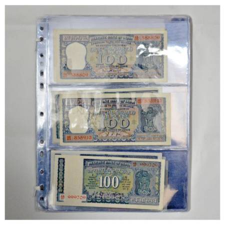 Republic of India, 100 Rupees, 58 different notes, 1967 to 2010, without S. Jagannathan an
